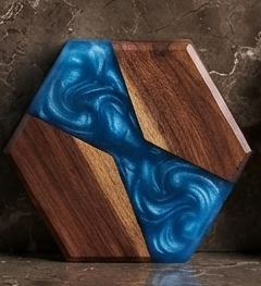 Planche à découper rectangulaire en bois sculpté pour cuisine, épaisseur 1,5 cm, idéale pour cadeau ou présentation - Product Image 2