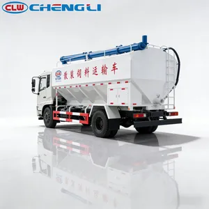 รถบรรทุกขนส่งอาหารสัตว์แบบดันด้วยระบบไฮดรอลิก Dongfeng ขนาด 22 ลูกบาศก์เมตร สำหรับขาย เหมาะสำหรับฟาร์มสัตว์ปีกและการขนส่งอาหารสัตว์ - Product Image 2