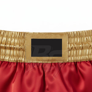 Shorts de combat Muay Thai sur mesure, style nouveau, couleur unie, satin/polyester, séchage rapide, respirant, fabriqué au Pakistan pour hommes - Product Image 5