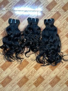 Paquetes de cabello crudo del sur de la India Cabello natural ondulado sin procesar de calidad superior - Product Image 2