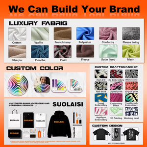 Custom 220 GSM Knitted Fleece Oversized Men's Hoodie 100% Cotton Heavyweight Winter Pullover Acid Wash Distressed Front Logo - Product Image 4