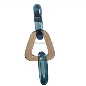 Chaîne en résine faite à la main, chaîne décorative en résine colorée pour la décoration de la maison, la décoration murale, la décoration de meubles et la créativité - Product Image 1