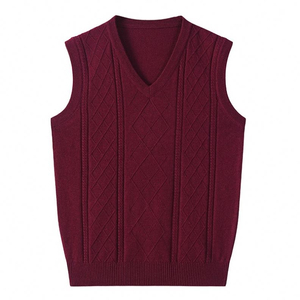 Pull en tricot 100 % acrylique respirant, léger, sans manches, très vendu, pull pour homme, confortable, pull en tricot. - Product Image 3