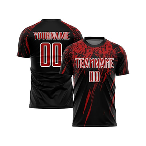 ชุดทีมฟุตบอลสไตล์เรโทรใหม่ เสื้อฝึกซ้อมฟุตบอลชาย เสื้อเจอร์ซีย์ระบายอากาศได้ดีสำหรับฤดูหนาว ปรับแต่งได้ - Product Image 1