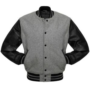 2025 Style Custom Varsity Jacket for <b>Men</b> Wool Varsity Jackets Wholesale Letterman Jacket with Leather Sleeves - Product Image 4