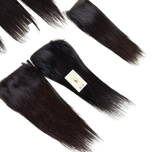 Nueva llegada 13x6 HD encaje Frontal 7x7 HD cierre suave recto cabello humano venta al por mayor cutículas completas alineadas cabello vietnamita crudo - Product Image 1