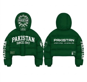 Custom Logo Winter <b>Coat</b> Puffer Jacket for <b>Men</b> Cropped <b>Coat</b> Streetwear and Down Jackets - Product Image 3