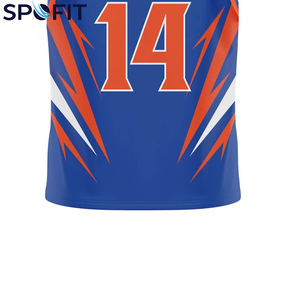 เสื้อบาสเก็ตบอลแบบซับลิเมชั่นสั่งทำพิเศษ ระบายอากาศได้ดี แห้งเร็ว ผลิตจากโพลีเอสเตอร์ น้ำหนักเบา พร้อมชื่อทีมและหมายเลข - Product Image 6