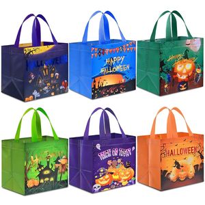 Sacchetti per dolcetti di Halloween con manici per la distribuzione di caramelle - Product Image 1