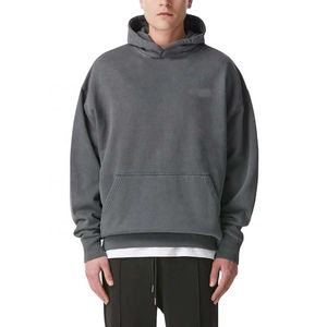 Sudadera con Capucha de Forro Polar para Hombre, Estilo Urbano, Manga Larga, Invierno, Corte Regular, Transpirable, de Secado Rápido - Product Image 1