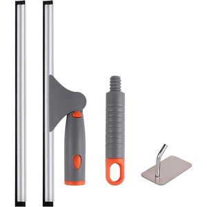 Tergivetro Doccia Girevole Antiscivolo a 2 Lame Multiuso per Porte in Vetro e Bagno - Product Image 1