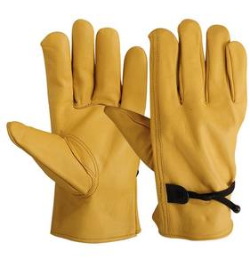 Gants de sécurité en cuir pour conducteur - Anti-coupure, résistants au feu, durables, 10 pouces - Product Image 3