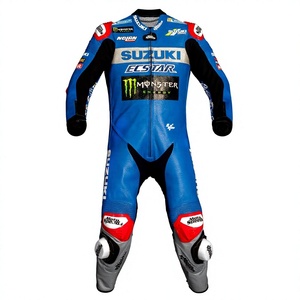 Traje de Carreras Zuzuki MotoCP, 1.3mm, Cuero Vacuno y de Canguro, Mono para Motocicleta, Nivel de Protección CE, Blindado - Product Image 1