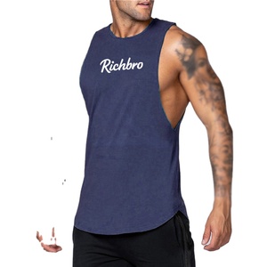 Camiseta sin mangas informal de verano para hombre, transpirable, 3D, estampado Digital, ropa de gimnasio, insignia, camiseta sin mangas, diseño de hombro Suelto - Product Image 4