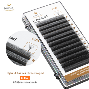 Pestañas Híbridas Preformadas 6-DW DIY Lash MACY BEAUTY KOREA Extensiones de Pestañas Premium al por Mayor Pestañas Personalizadas Marca Privada - Product Image 2
