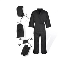Vêtements de karaté et arts martiaux unisexes à manches longues, 100% coton, légers, respirants et à séchage rapide, très demandés, de haute qualité, pour adultes, style ninja
