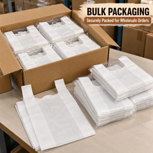 Sacs de courses personnalisables en non-tissé, durables, résistants à l'eau, écologiques, recyclés, légers, pour l'emballage de détail et d'épicerie sur mesure - Product Image 4