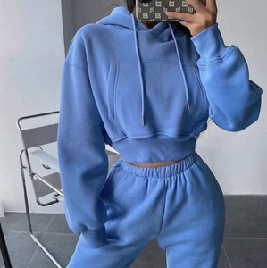 Custom 2-Piece Joggers Pants Set Fall and Winter Hoodie Sweat Suits - Product Image 3