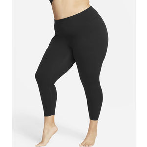 Women's Winter Casual Active Wear Yoga Set <b>Nude</b> Straps High Waist Fitness Pant Shockproof Sports Bra Solid Pattern Breathable - Product Image 3