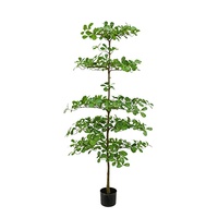 Promotion en ligne : Arbre d'olivier artificiel en plastique Bucida Buceras Shady Lady en pot, verdure de luxe pour la maison, le bureau et la décoration de Pâques