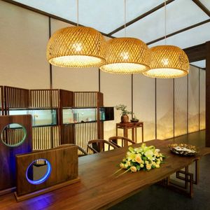 Natural Woven Bamboo Pendant Light for Home Decoration Restaurant Ambience and <b>Indoor</b> <b>Lighting</b> Use - Product Image 3