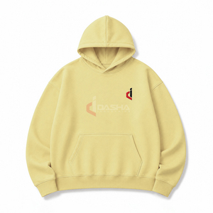 Custom Logo Thick Heavyweight 100% Cotton Fleece Streetwear Heavy Pullover Oversized <b>Hoodie</b> Mens OEM Wholesale Bulk - Product Image 1