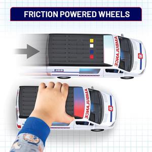 Mirana OEM ODM Juguete Musical para Niños, Ambulancia de Rescate de Dibujos Animados, de Plástico ABS, Funciona con Pilas, para Niños, Precio de Fábrica Disponible - Product Image 5