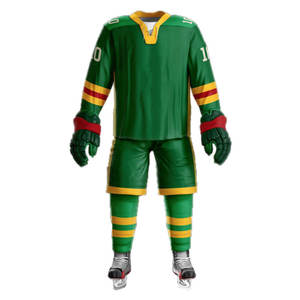 Tenues de hockey sur glace OEM de qualité supérieure, fabriquées en usine, personnalisables avec nom et logo d'équipe, tissu durable de qualité professionnelle - Product Image 6