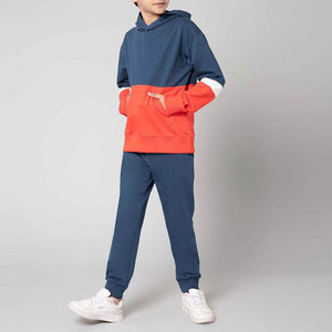 Sudaderas con Capucha y Pantalones Deportivos para Niños Pequeños, Estampados, Unisex, de Secado Rápido, de Poliéster/Algodón, para Invierno, Venta al Por Mayor OEM - Product Image 3