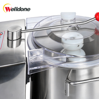Nouvelle machine à découper/trancher électrique commerciale WELLDONE 9L en acier inoxydable pour légumes/fruits/aliments, coupe-viande/déchiqueteuse 1400W