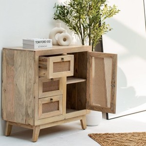 Aparador de Madera Vandana Pebble Zentrix para Interiores y Exteriores Modernos y Elegantes - Product Image 4