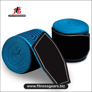 อุปกรณ์ฟิตเนส JUST FITNESS ดีไซน์ใหม่ โลโก้สั่งทำได้ ผ้าพันมือสำหรับชกมวยหลากสี พร้อมตัวล็อคแบบตะขอและห่วง คุณภาพสูงกว่า - Product Image 1