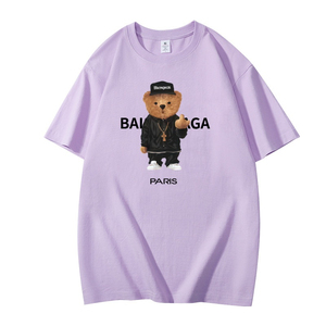 T-shirt streetwear imprimé sur mesure, motif poisson japonais, coupe oversize, tissu coton doux, fournisseur OEM - Product Image 1