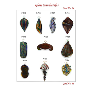 Pendentif Rond en Verre Cristal Multicolore avec Feuille d'Or, Composant Artisanal Fait Main pour la Fabrication de Bijoux, Accessoire Décoratif pour Artisanat, Prix de Gros - Product Image 4