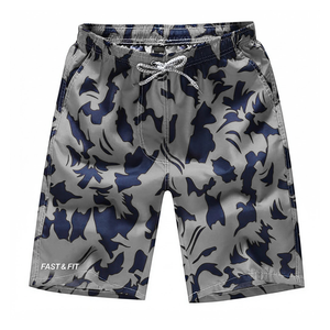 Shorts de sport décontractés de style nouveau, motif uni, tissu en nylon et coton, imperméable, respirant, séchage rapide, en solde - Product Image 4