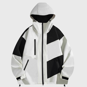 Veste coupe-vent unisexe légère en toile imperméable respirante à séchage rapide pour la randonnée en automne, brodée - Product Image 3