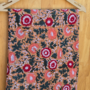 Latest Collection Indian Floral Woven Eco-Friendly Quick-Dry High Quality Beautiful Fabric Wholesale Summer Cotton Dress Suit - Product Image 1