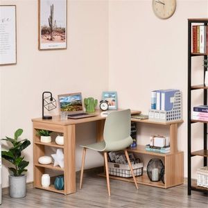 Scrivania da Gaming in Legno Regolabile in Altezza per Camera da Letto e Soggiorno - Product Image 6