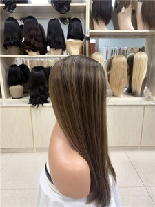 Vente directe usine : Cheveux humains vierges chinois pour perruques Lace Front, base transparente, longueur longue, bonnet petit/grand, densité 150% - Product Image 3