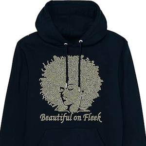 เสื้อฮู้ดดี้ผู้ชายแบบใหม่ ดีไซน์ปรับแต่งได้ ประดับด้วยคริสตัล สไตล์สตรีทแวร์ ผ้าฝ้ายสำหรับฤดูหนาว ทรงโอเวอร์ไซส์ - Product Image 3