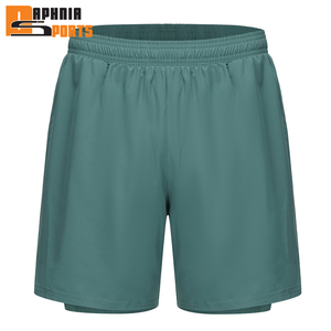 Pantalones Cortos Deportivos para Hombre, de Poliéster, Servicio OEM, Pantalones Cortos de Playa, Pantalones Cortos de Natación, Pantalones Cortos 2 en 1 para Correr - Product Image 1