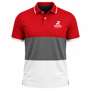 Polo pour homme tendance été, couleur unie, manches courtes, de haute qualité, séchage rapide, polos de créateur pour homme - Product Image 1