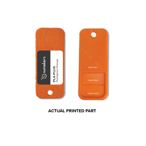 Numakers chất lượng tốt nhất 1.75mm PLA + thái quá cam 3D in ấn Filament 1kg Thanh nhựa nhanh Tốc độ in 60C nhiệt độ - Product Image 3