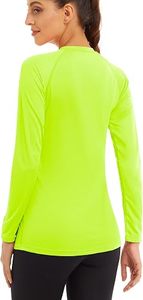 <b>Women</b> Quick Dry Breathable Spandex/Nylon <b>Long</b> Sleeve Yoga Workout <b>Tops</b> Wholesale Custom Sportswear Gym Fitness Running Training - Product Image 3