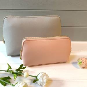 Leather Cosmetic Bag It's a Great Present for <b>Girlfriend</b> or for Yourself Travel Storage LCB-0059B - Product Image 1