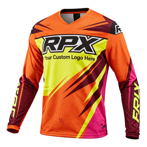 Service OEM, vêtements de course automobile haute performance, maillot de motocross, polyester respirant, impression par sublimation, maillot de motocross - Product Image 1