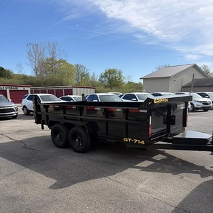 High Capacity Steel Dump <b>Trailer</b> 6x12 Hydraulic Tipper Gear Motor High <b>Farm</b>-2 Year Warranty UK Origin Hot Sale Factory Price - Product Image 1