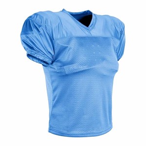 Maillot d'entraînement de football américain en mesh noir pour adulte, uniforme d'entraînement extensible, séchage rapide, vêtements d'équipe - Product Image 2