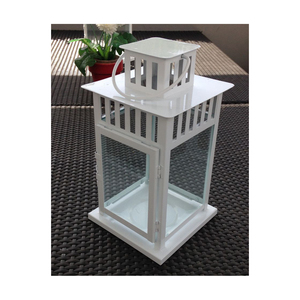 Lanterne en métal rustique, nouveau design élégant, porte-bougie suspendu personnalisé, décoration pour la maison, mariage, fête, extérieur - Product Image 6