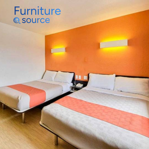 การออกแบบโรงแรมระดับพรีเมียม-ชุดห้องนอนขนาดคิงไซส์สุดหรูสำหรับโมเต็ล6โครงการผลิตโดยโรงงานผลิตจากเวียดนาม - Product Image 3